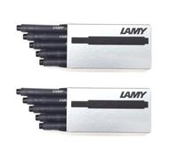 LOT DE 2X5 CARTOUCHES LAMY ENCRE NOIRE