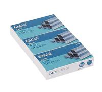 Lot de 3 000 agrafes Eagle #24/6 en 3 boîtes de 1 000