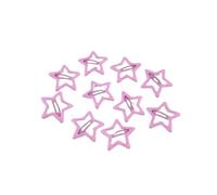 Lot de 3/10/12 pinces à cheveux colorées en forme d'étoile BB Y2K pour femmes, filles, épingles à cheveux mignonnes en épingle à cheveux pour enfants (prune)