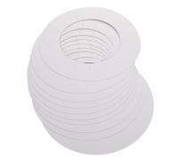 Lot de 3 30 tapis de cire pour machine à épiler, colliers de protection pour épilation à la cire, colliers de protection pour cirage, collier chauffe-cire, collier en papier, doublure du visage blanc