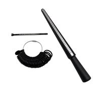 Lot de 3/4/6/7 outils de mesure pour bagues, jauges et mandrins pour mesurer la taille des bijoux