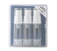 Lot de 3/4 bouteilles de lotion sous vide pour essence, emballage cosmétique, conteneur de voyage rechargeable