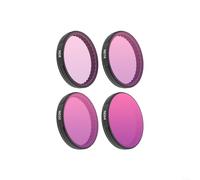 Lot de 3/4 filtres d'objectif pour OSMO Action 5 Pro, Action 4- CPL, ND8, ND16, ND32, ND64, ND256, filtres pour verre optique DJI avec polariseur à densité neutre à revêtement 28 couches (ND-4PC)