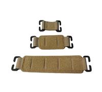Lot de 3/4 pièces de patchs de moral en forme de C, boucles à clip pour gilets, sacs à dos, accessoires de sac