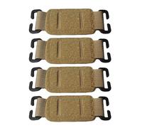 Lot de 3/4 pièces de patchs de moral en forme de C, boucles à clip pour gilets, sacs à dos, accessoires de sac
