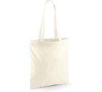 Lot de 3, 5, 10, 20 sacs fourre-tout en coton, sacs en coton, sacs d'épicerie réutilisables, extra solides, longue poignée, double couture, parfaits pour l'impression, noir, naturel (1, Naturel)