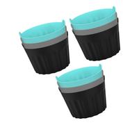 Lot de 3/6/9 grands moules réutilisables en silicone anti-adhésif pour friture à air et micro-ondes