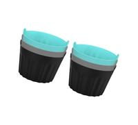 Lot de 3/6/9 grands moules réutilisables en silicone anti-adhésif pour friture à air et micro-ondes