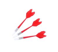 Lot de 3/6 fléchettes en plastique avec aile foncée