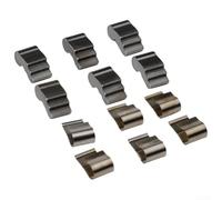 Lot de 3/6 pattes de moyeu de vélo en acier inoxydable avec kit de pièces à ressort (C+8)
