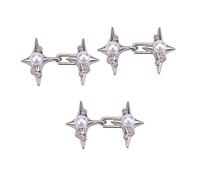 Lot de 3/6 pinces de serrage amovibles pour femme et fille - Accessoires décoratifs tendance, D, Comme décrit