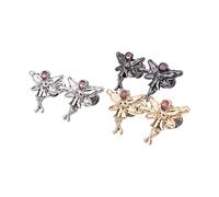 Lot de 3/6 pinces de serrage angéliques réglables en métal plaqué pour pantalons amples et jeans de fitness