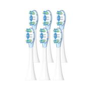 Lot De 3/6 Têtes De Brosse De Rechange Compatibles Avec Les Brosses À Dents Électriques Soniques Xiaomi Mijia Pro MES610/MES609, Avec Capuchons(6pcs)