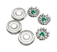 Lot De 3/6 Têtes De Rasoir De Rechange, Compatibles Avec Les Modèles Philips SH90/62 Series 8000 S8950 9000 S9000 S9011 S9021 S9031 S9041 S9111(3pcs)