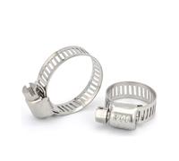 Lot de 3 à 10 pinces de tuyau en acier inoxydable, réglables de 6 à 311 mm, pour plomberie industriel, ligne de carburant automobile, grand diamètre de tuyau d'eau et réparation mécanique (175-197 mm