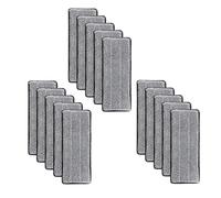 Lot de 3 à 20 lingettes rechange en microfibre for balai franges, lavables et jet d'eau. Tête ménagère, coloris gris(15pcs)