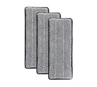 Lot de 3 à 20 lingettes rechange en microfibre for balai franges, lavables et jet d'eau. Tête ménagère, coloris gris(3pcs)