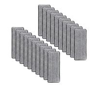 Lot de 3 à 20 lingettes rechange en microfibre for balai franges, lavables et jet d'eau. Tête ménagère, coloris gris(20pcs)
