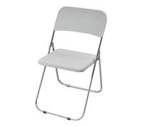 Lot de 3 à 6 chaises pliantes modernes en velours extensible, résistantes à l'usure, design simple, anti-poussière avec coussins amovibles pour la maison et le bureau