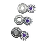 Lot De 3 À 6 Lames De Rechange For Têtes De Rasoir Philips SH98/72, Compatibles Avec Les Modèles SP9880, SP9860, SP9861, SP9863, SP9820, S9911/62, S9988/68(3pcs)