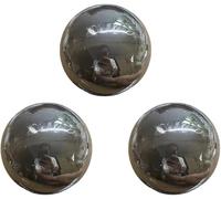Lot de 3 Abat-Jour de Rechange en Verre Globe Abat-Jour, 5,9" Gris fumée soufflé à la Main en Verre sphère Abat-Jour pour Lustre Plafond Suspension Applique Murale (Gris fumée)