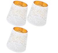 Lot de 3 abat-jours à clipser en forme de cloches - Abat-jour élégant en tissu - Convient pour la décoration de la maison