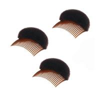Lot de 3 accessoires de coiffure pour femme - Inserts de cheveux en mousse souple, coussinets de bosse, pince à chignon et outils de tresse, accessoires pour cheveux