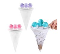 Lot de 3 accessoires de nettoyage pour poils d'animaux - Machine à laver - Attrape-peluches flottant - Réutilisable - Pour chiens et chats