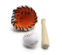 Lot de 3 accessoires de photographie pour nouveau-né - Baseball et softball - Pour sports et loisirs - Thème baseball - Pour garçons et filles