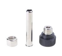 Lot de 3 accessoires de poignée de fer à souder en acier inoxydable pour canule à tête de fer 936