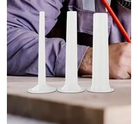 Lot de 3 accessoires de remplissage de saucisses pour blender - Accessoire pour hachoir à viande - En polyéthylène - Blanc - Lot de 3 entonnoirs de remplissage pour saucisses maison