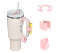 Lot de 3 accessoires pour gobelet Stanley Quencher H2.0 de 1200 ml, comprend un crochet double face, un support de baume à lèvres, un porte-bague et un porte-bijoux, accessoires pour gobelet Stanley