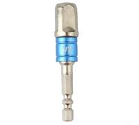 Lot de 3 adaptateurs à tige hexagonale vers douille de 6,35 mm et 1,27 cm pour perceuse, tournevis d'outil électrique avec roulement à billes à ressort, longueur 65 mm/72 mm