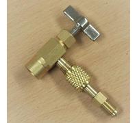 Lot de 3 adaptateurs auto-scellants compatibles avec R1234yf A/C avec adaptateurs mâles ACME et SAE 1/4" compatibles avec R12 R134a