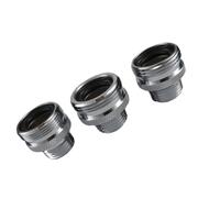 Lot de 3 adaptateurs de bras de douche à extrémité sphérique - Adaptateurs de conversion en cuivre - Installation facile - Ancienne tête vers filetage mâle