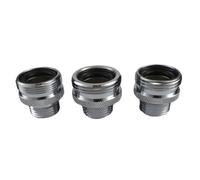 Lot de 3 adaptateurs de bras de douche à extrémité sphérique - Adaptateurs de conversion en cuivre - Installation facile - Ancienne tête vers filetage mâle