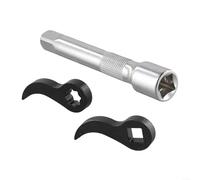 Lot de 3 adaptateurs de clé de levier avec barre d'extension, en alliage d'acier conçu pour une utilisation dans des zones confinées offrant un meilleur levier mécanique (1,27 cm)