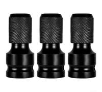 Lot de 3 adaptateurs de clé électrique comprenant 1 demi-tête et 2 têtes de conversion multifonctions compatibles avec différents outils électriques et pneumatiques