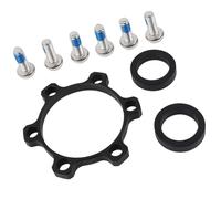 Lot de 3 adaptateurs de conversion de moyeu en alliage d'aluminium - Kits d'entretoises - Joints - Kits d'adaptateurs de conversion de moyeu de vélo en alliage d'aluminium