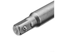 Lot de 3 adaptateurs de douilles pour perceuses électriques - 1/2" (75 mm), 3/8" (65 mm) et 1/4" (65 mm) en acier avec