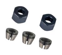 Lot de 3 adaptateurs de mandrin à changement rapide | Compression multiface, serrage sûr, réduction du risque de vibration, réglage professionnel, plus stable