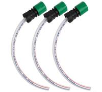 Lot de 3 adaptateurs de nettoyeur haute pression à connexion rapide pour pulvérisateur, extension de baguette de nettoyage de jardin avec adaptateur de filetage d'eau, accessoires de raccord de tuyau