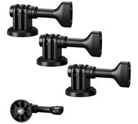 Lot de 3 adaptateurs de trépied pour caméra d'action DJI Osmo Action 5 pro 4 3 Ace Pro 2 Hero 13 12 11 10 Brave 4 7 EK7000, adaptateur de serrage sur trépied standard 6,35 mm - Tête sphérique pour