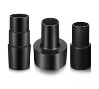 Lot de 3 adaptateurs de tuyau d'aspirateur, 6,3 cm à 3,2 cm, 3,2 cm à 3,5 cm à 3,8 cm, 3,5 cm à 3,2 cm, réducteur en plastique ABS pour aspirateur humide et sec pour compatibilité