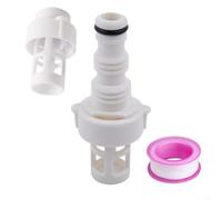 Lot de 3 adaptateurs de vidange de piscine pour piscine Intex 10201 10184 G1/2 fileté étanche à cadre rond