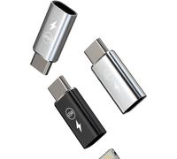 Lot De 3 Adaptateurs Lightning Femelles Vers Usb C Mâle, Connecteur De Type C Pour Iphone 16 15 Pro Max Pour Apple Compatible Avec Samsung Pour Ipad Lighting Câble Jack[Z943]