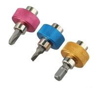 Lot de 3 adaptateurs magnétiques de 35,6 cm pour douille carrée de 6,35 mm, conçus pour les embouts de tournevis de précision et compatibles avec les outils multifonctions