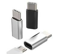 Lot de 3 adaptateurs micro USB femelle vers USB C mâle - Câble de charge Android - Connecteur de charge pour Pixel 5XL - Compatible avec Samsung Galaxy S10 S20 S21 S22 Ultra Z Flip pour iPad Pro Air4