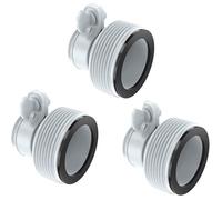 Lot de 3 Adaptateurs Piscine 32/38mm Type B - Compatibles INTEX & Pompes