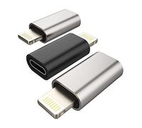 Lot de 3 adaptateurs USB C Femelle vers Lightning mâle - Câble de Charge de Type C Compatible avec Apple pour iPhone 13 14 Pro Max Mini XS SE 7 8 Plus X XR pour iPad Air Câble de Charge et de